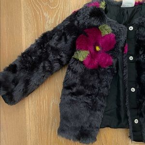 fur jacket/ cardigan by Genuine Kids by Oshkosh
